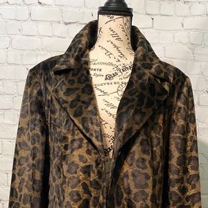 Dark Leopard Print Fashion Jacket